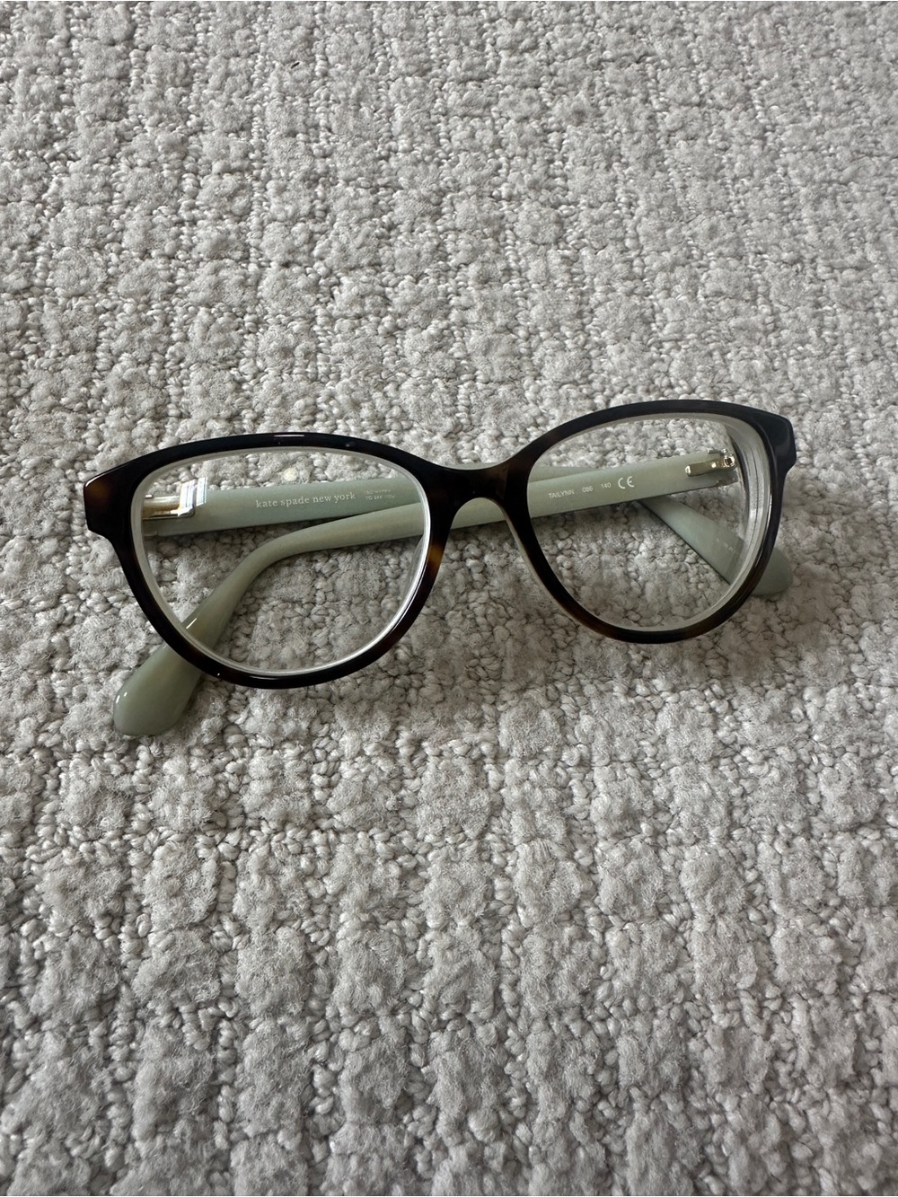 Kate Spade Tailynn Eyeglasses Frames Havana Cat Eye 52-16-140 w/ Case